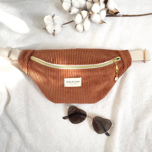 Sac banane velours