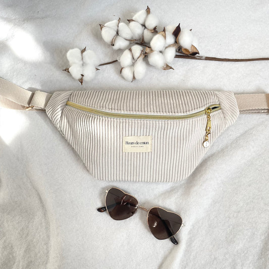 Sac banane velours