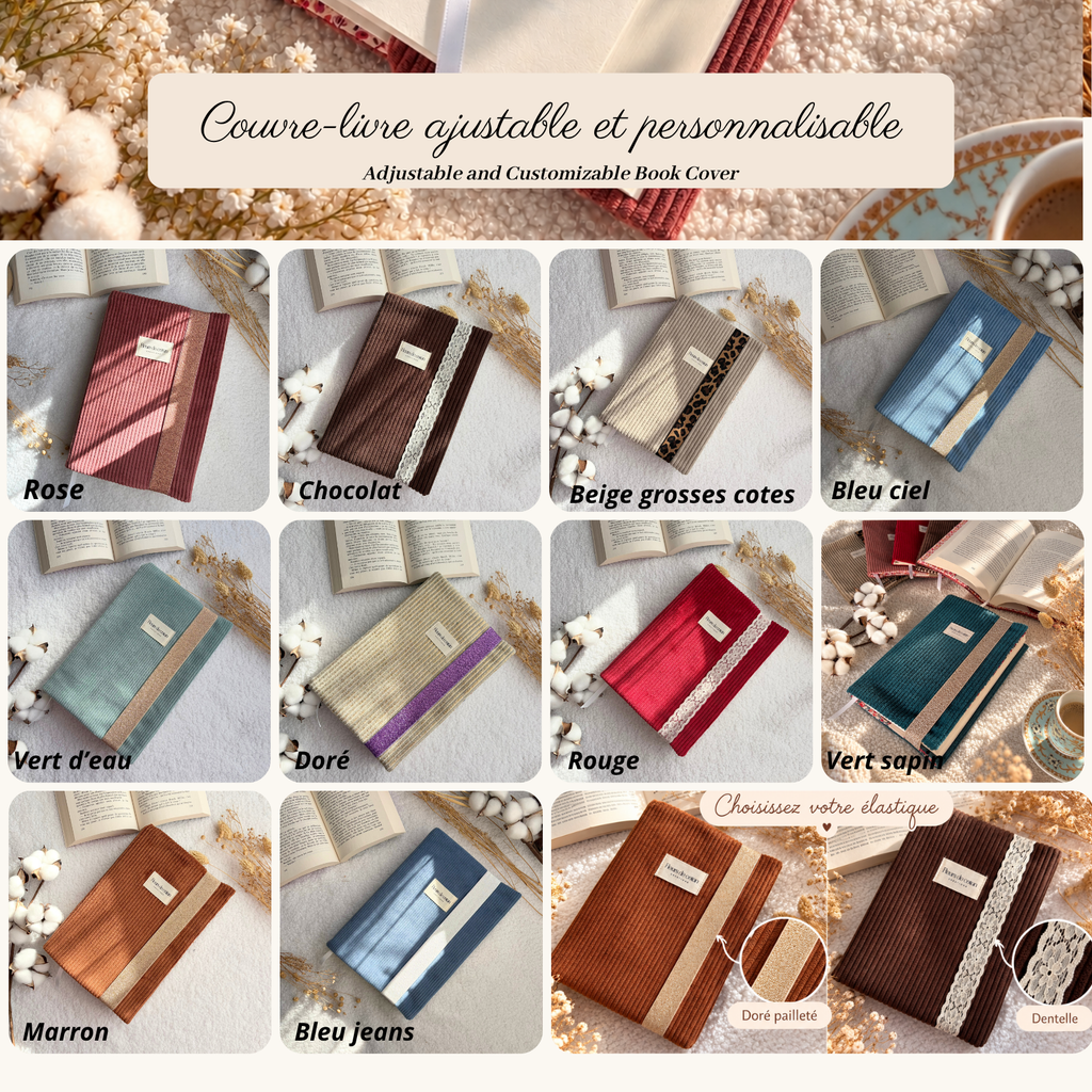 Custodia per libri a quadretti marrone