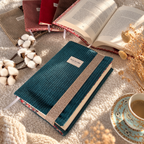 Custodia per libri a quadretti marrone