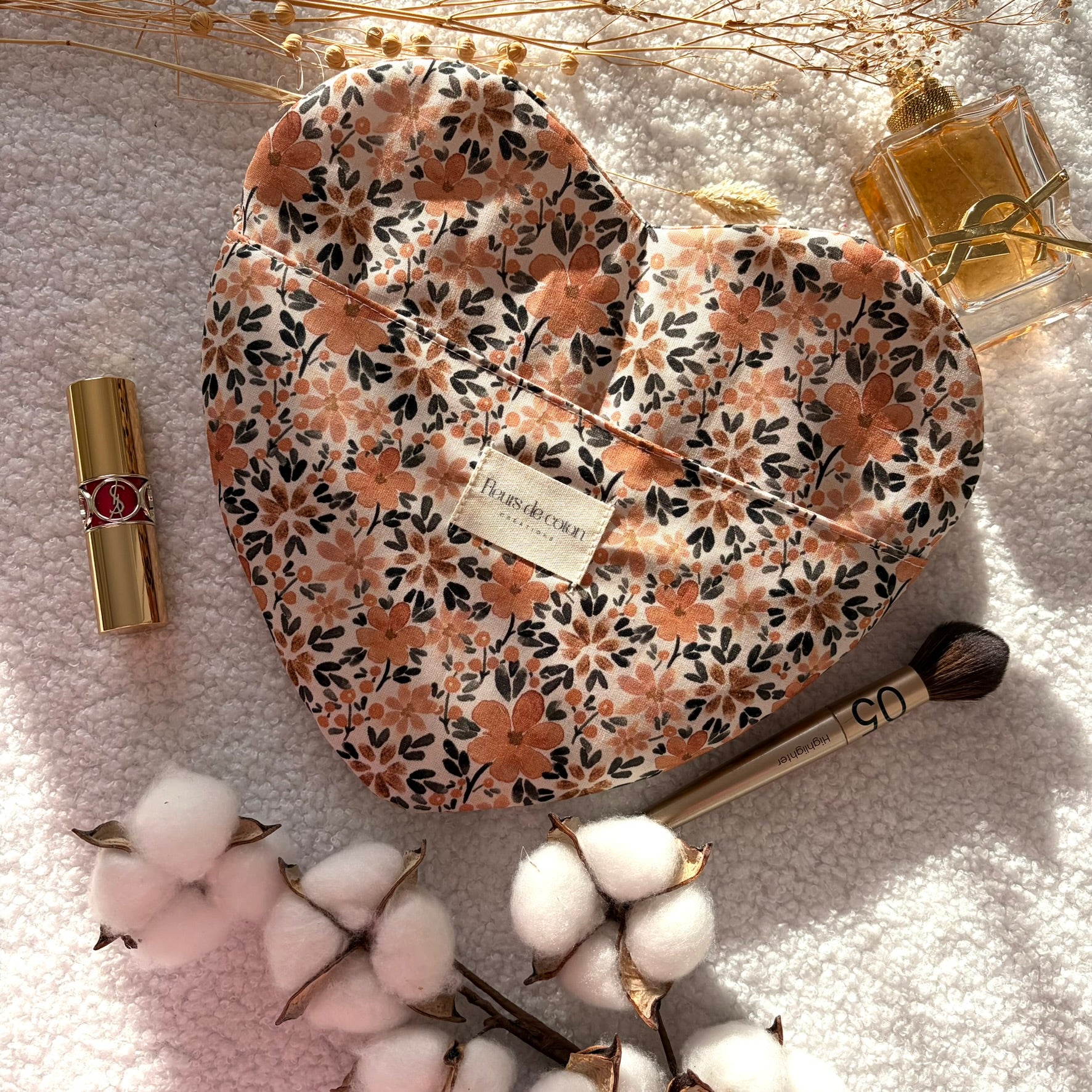 Trousse de toilette coeur