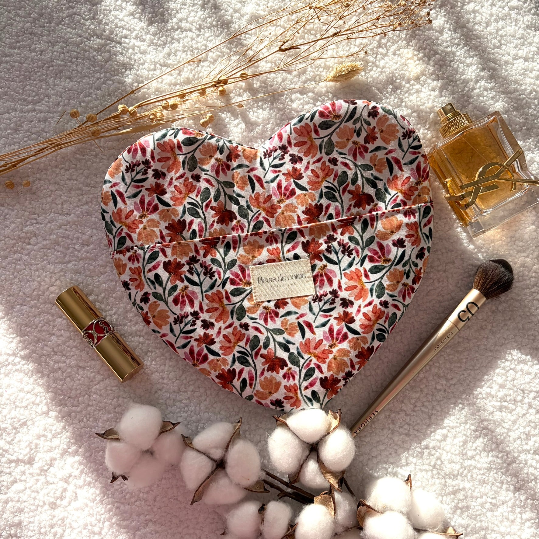 Trousse de toilette coeur