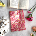 Pochette à livre fleurs