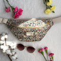 Sac banane fleurs