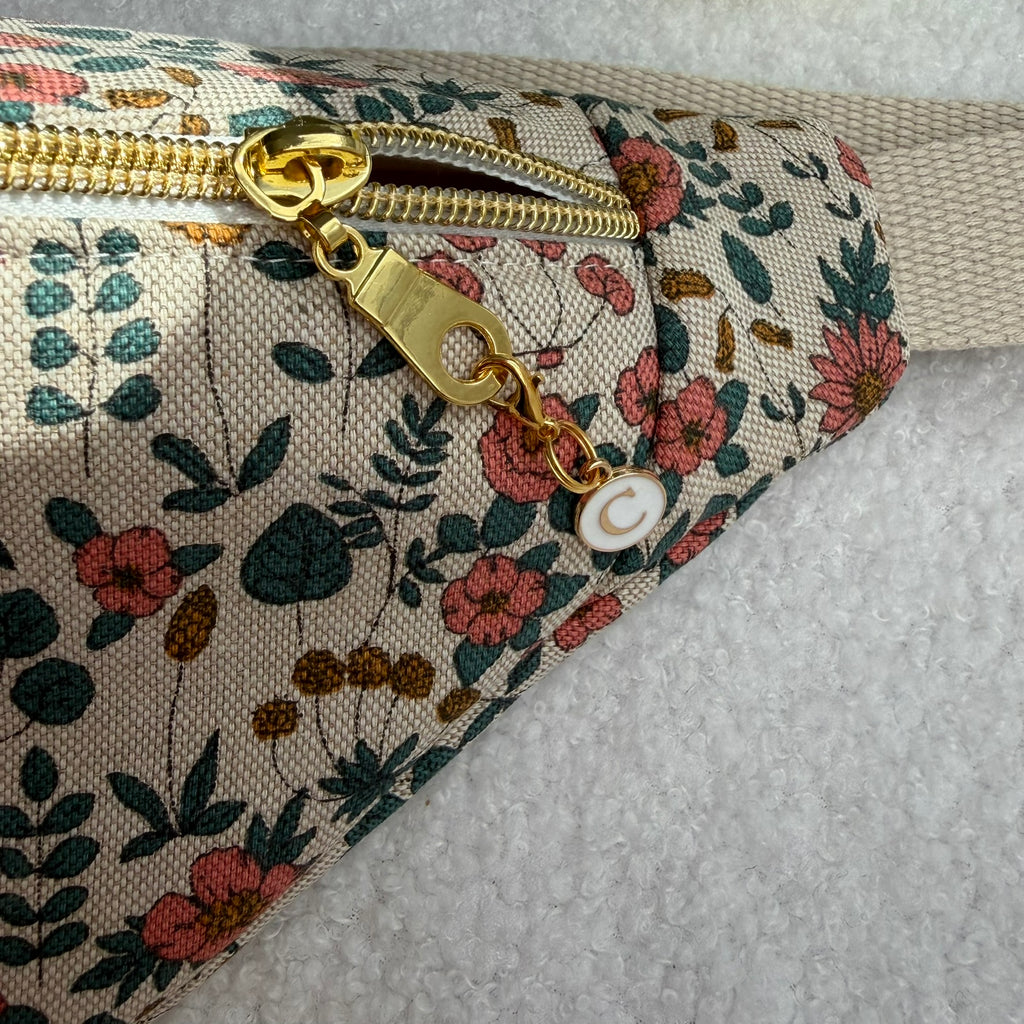 Sac banane fleurs
