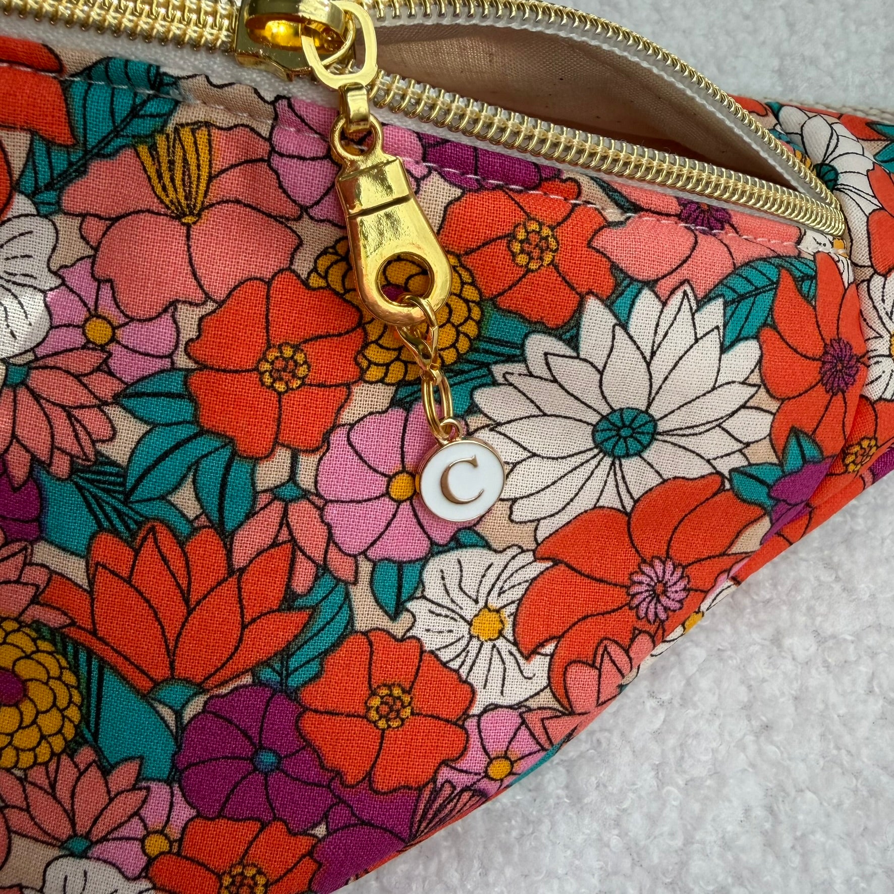 Sac banane fleurs