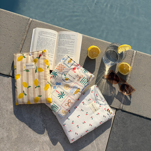 Pochette à livre carte postale