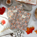 Pochette à livre fleurs