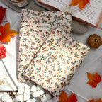 Pochette à livre fleurs