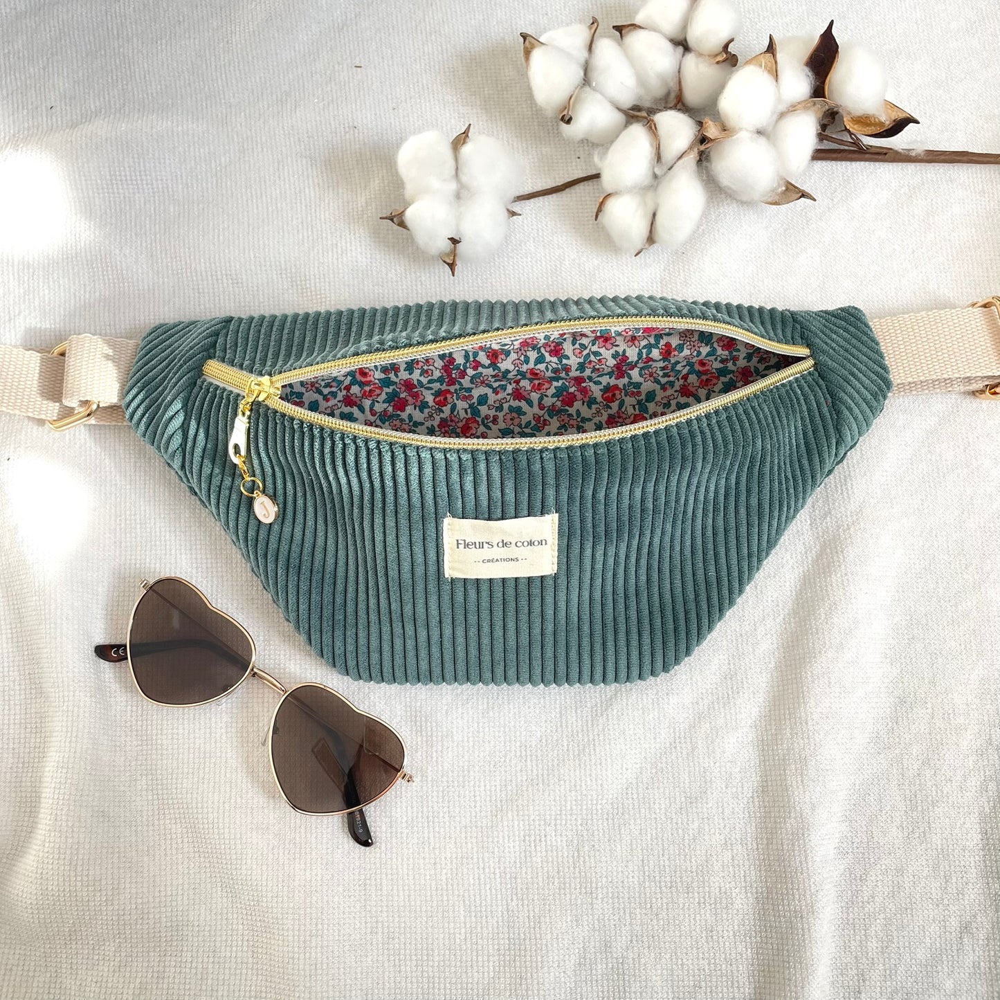 Sac banane velours