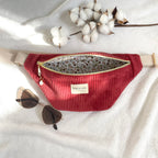 Sac banane velours