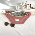 Sac banane velours