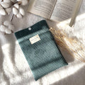 Pochette à livre velours côtelé - B2B