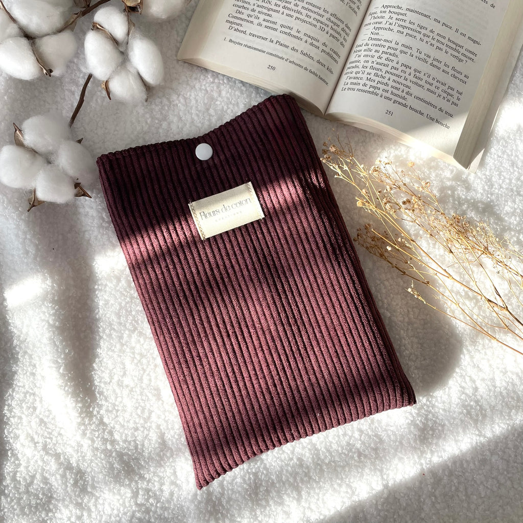 Pochette à livre velours côtelé - B2B
