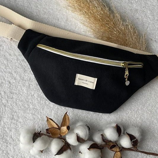 Sac banane velours