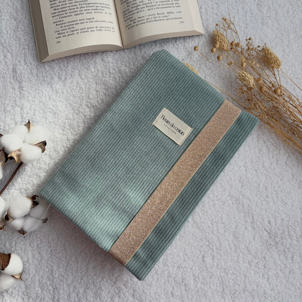 Custodia per libri a quadretti marrone