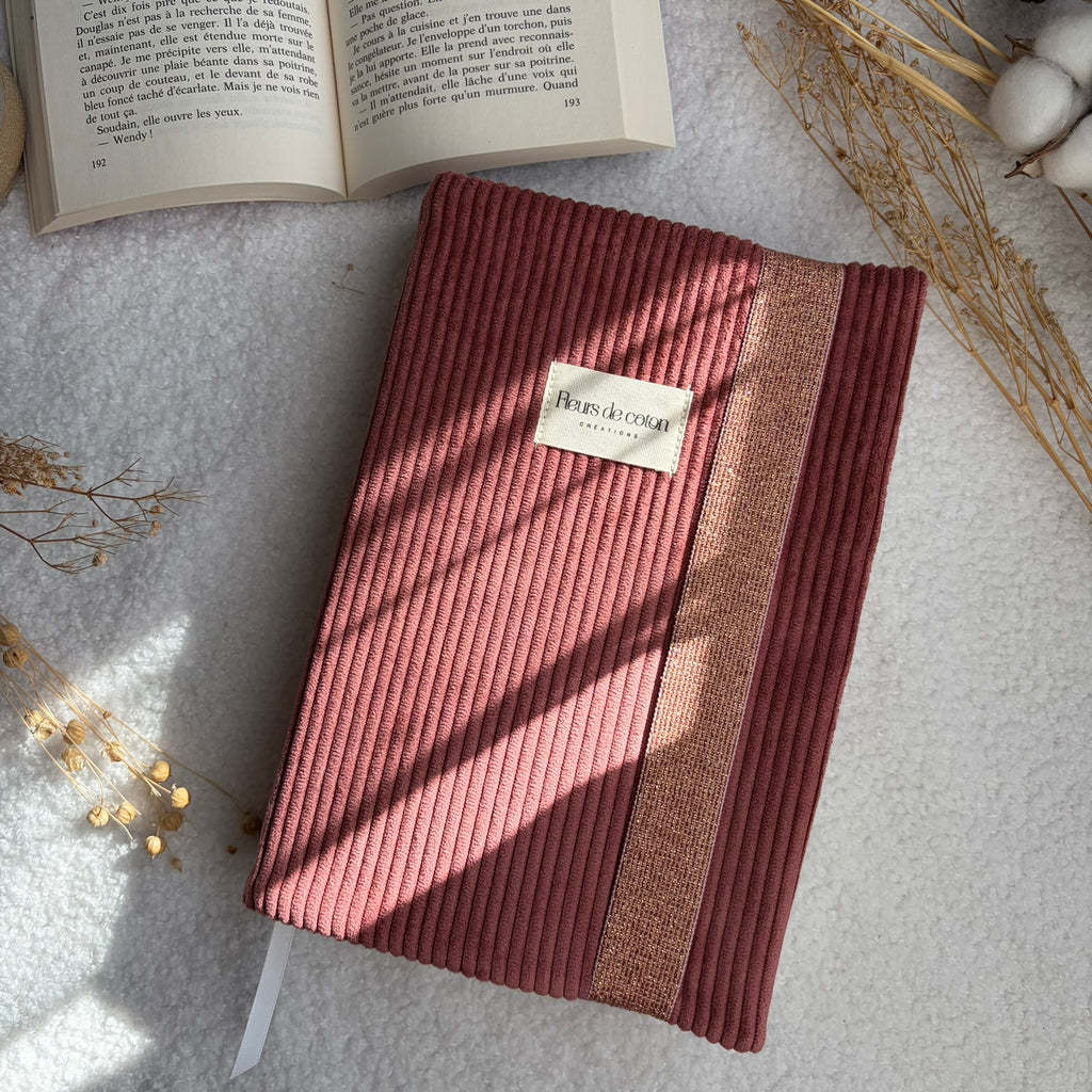 Custodia per libri a quadretti marrone