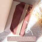 Custodia per libri a quadretti marrone