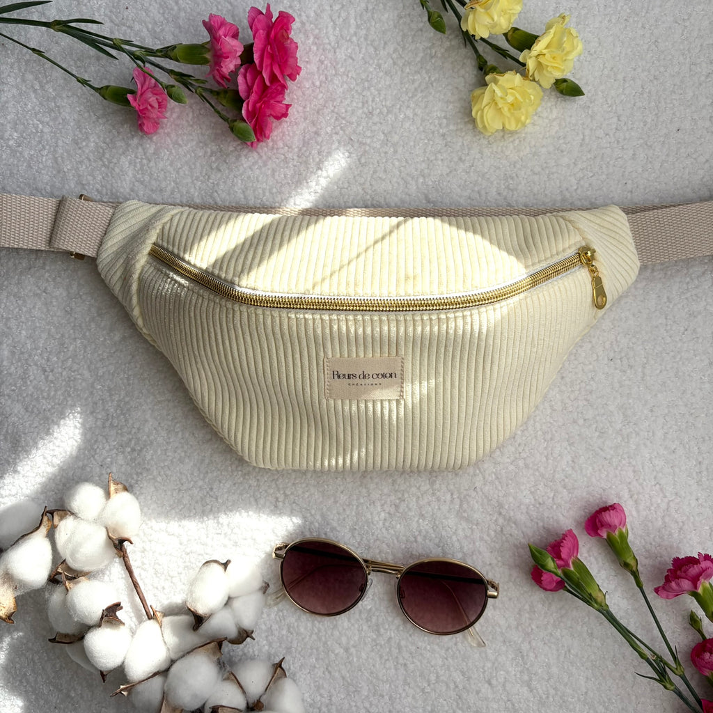 Sac banane velours