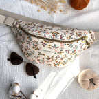 Sac banane fleurs