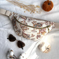 Sac banane fleurs